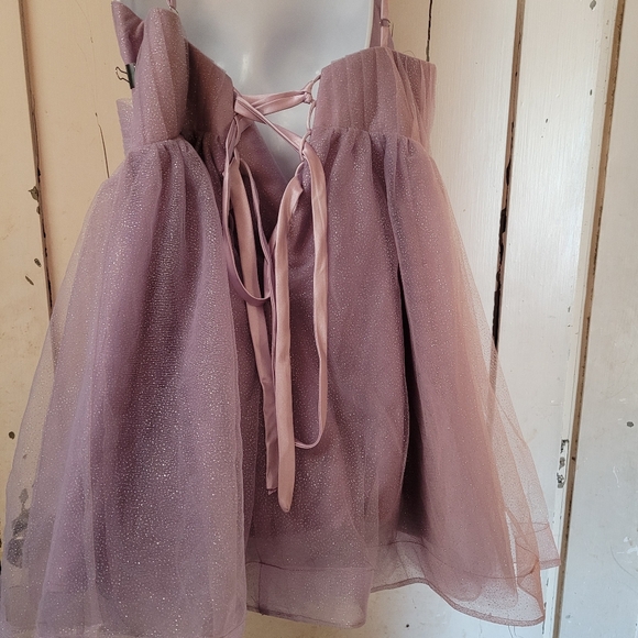 Women's 16 purple cocktail dress - Picture 2 of 5